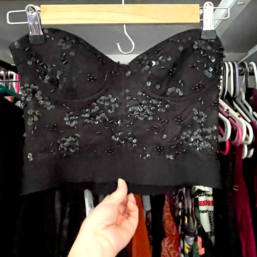 Sexy corset like crop top
